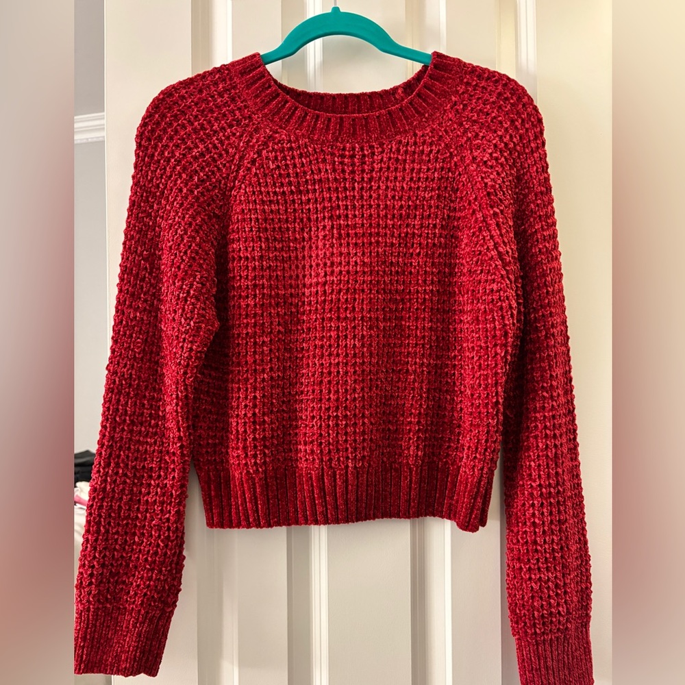 Altar’d State Red Knit Sweater